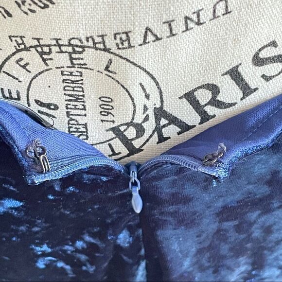 Lulu’s Dancing Queen Velvet Backless Skater Dress - Picture 9 of 16